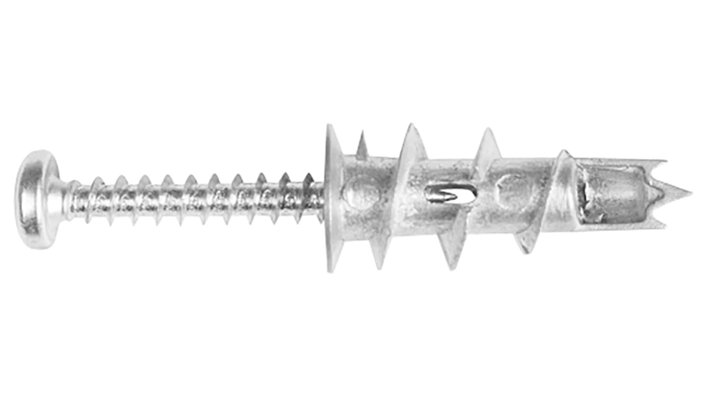 Fijaciones para yeso RawlPlug, R-S1-DRA02/100, Metal, diámetro 14mm, Longitud 31mm