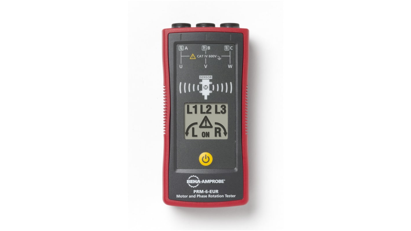 Beha-Amprobe 相序表, 测试引线接头, 最大700V, CAT IV 600 V