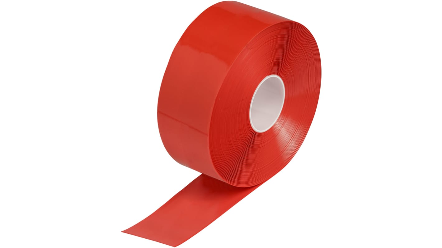 Brady Red Vinyl 30.48m Lane Marking Tape, 1.27mm Thickness