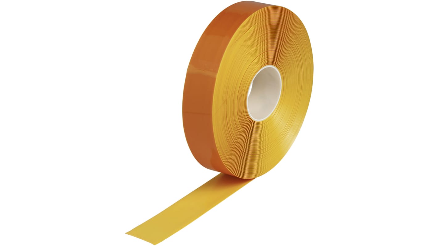 Brady Yellow Vinyl 30.48m Lane Marking Tape, 1.27mm Thickness