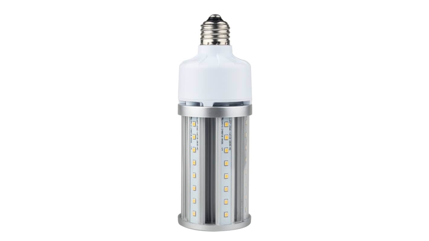 RS PRO E27LED玉米灯, 100 → 240 V, 18W, 6500K, 白色, Φ65mm, 多珠