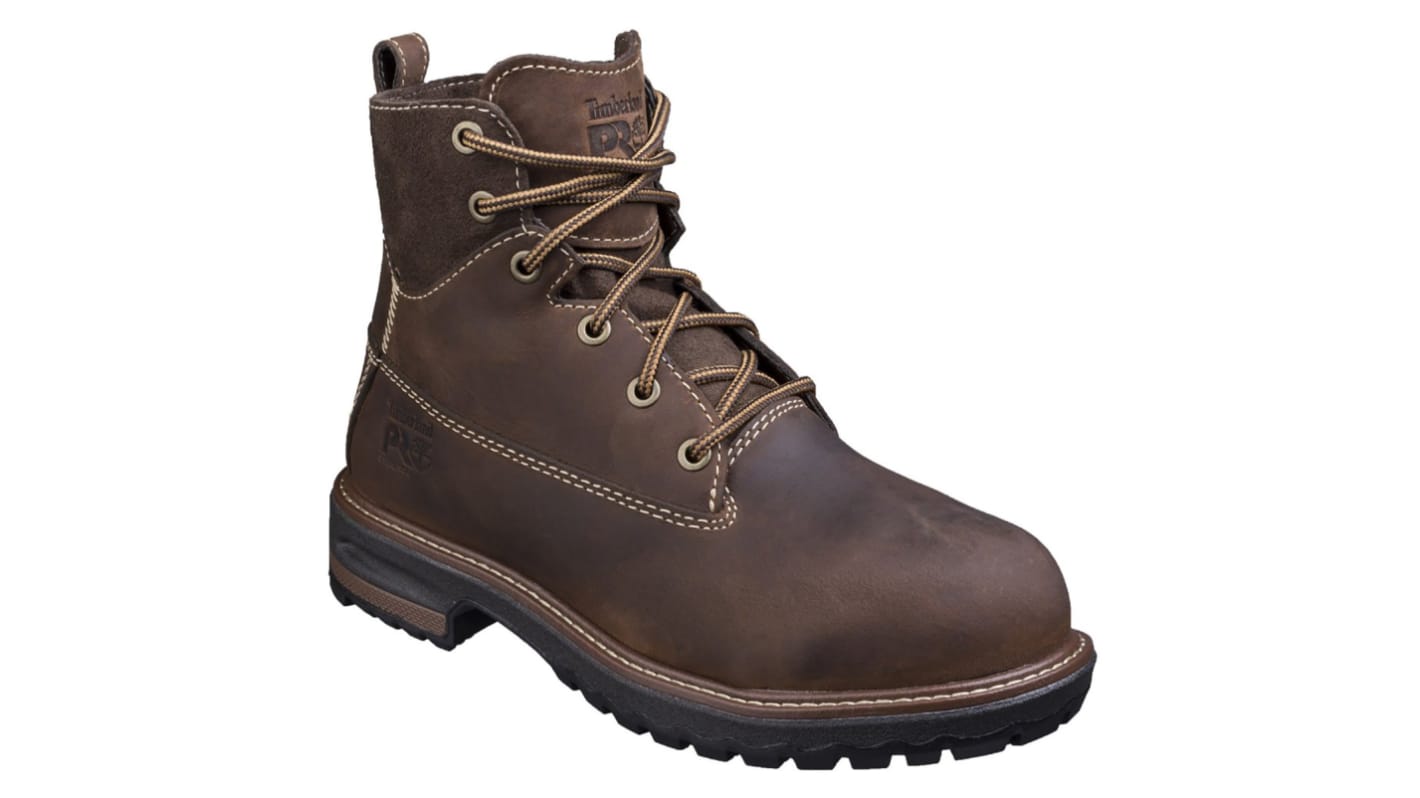 Timberland Hightower Brown Steel Toe Capped Women's Safety Boots, UK 8, EU 42