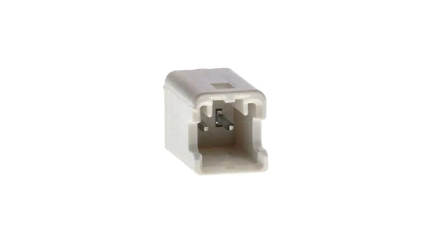 JST BNI Series Through Hole PCB Header, 2 Contact(s), 3.3mm Pitch, 1 Row(s), Shrouded