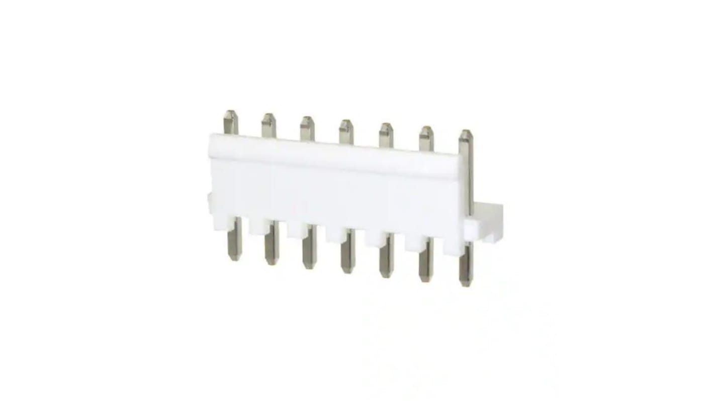 JST VH Series Top Entry Through Hole PCB Header, 7 Contact(s), 3.96mm Pitch, 1 Row(s), Shrouded