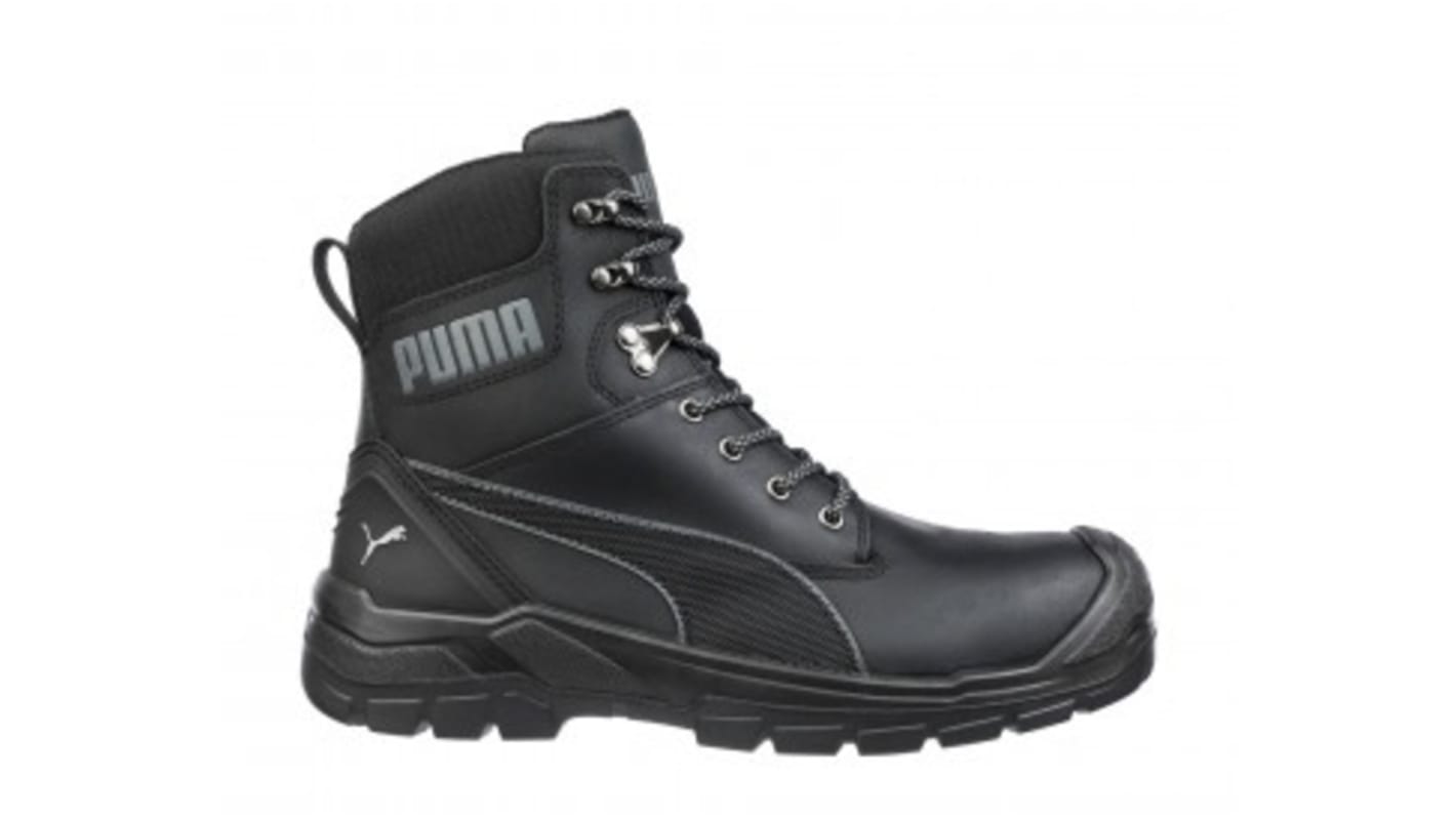 Puma Safety Conquest EN20345 S3, Herren, Sicherheitsstiefel Schwarz, Größe 43 / UK 9