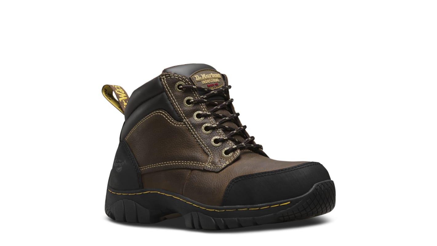 Dr Martens Riverton Brown Steel Toe Capped Men's Safety Boots, UK 7, EU 41