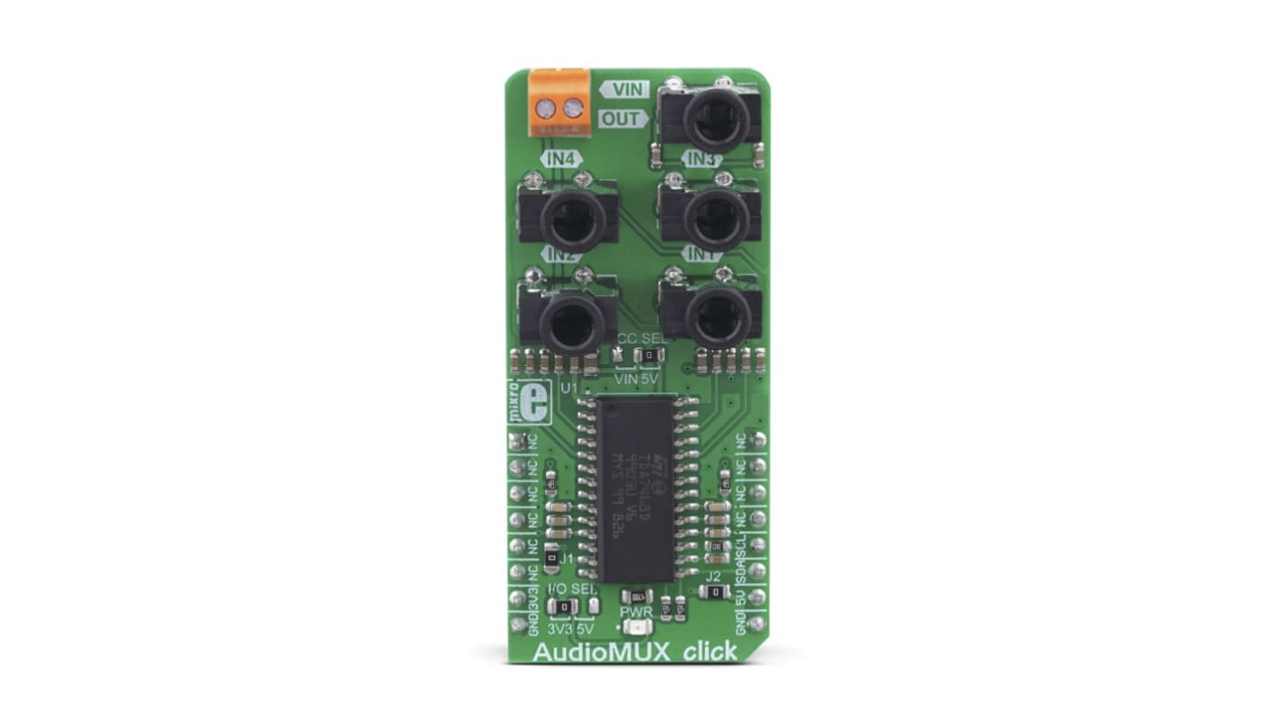 Module de développement de communication et sans fil MikroElektronika AudioMUX Click