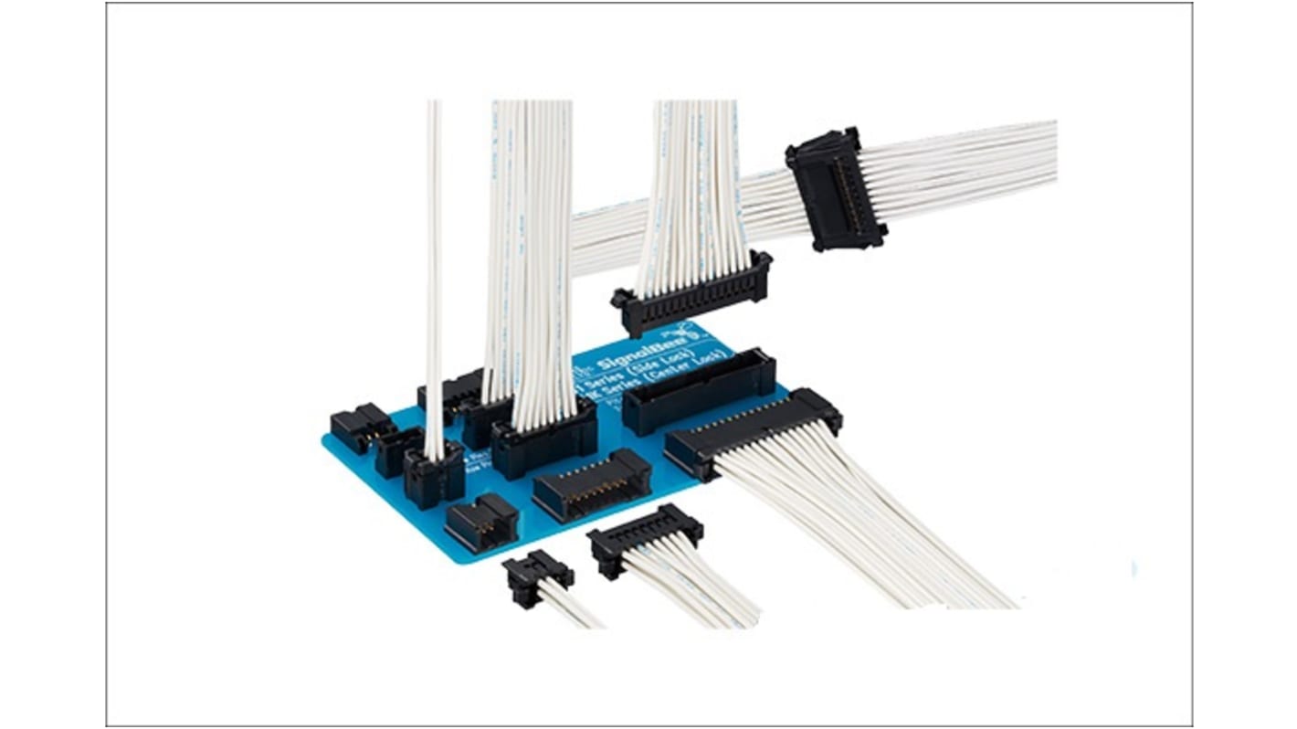 Hirose DF51 Series Straight Through Hole PCB Header, 18 Contact(s), 2.0mm Pitch, 2 Row(s), Shrouded