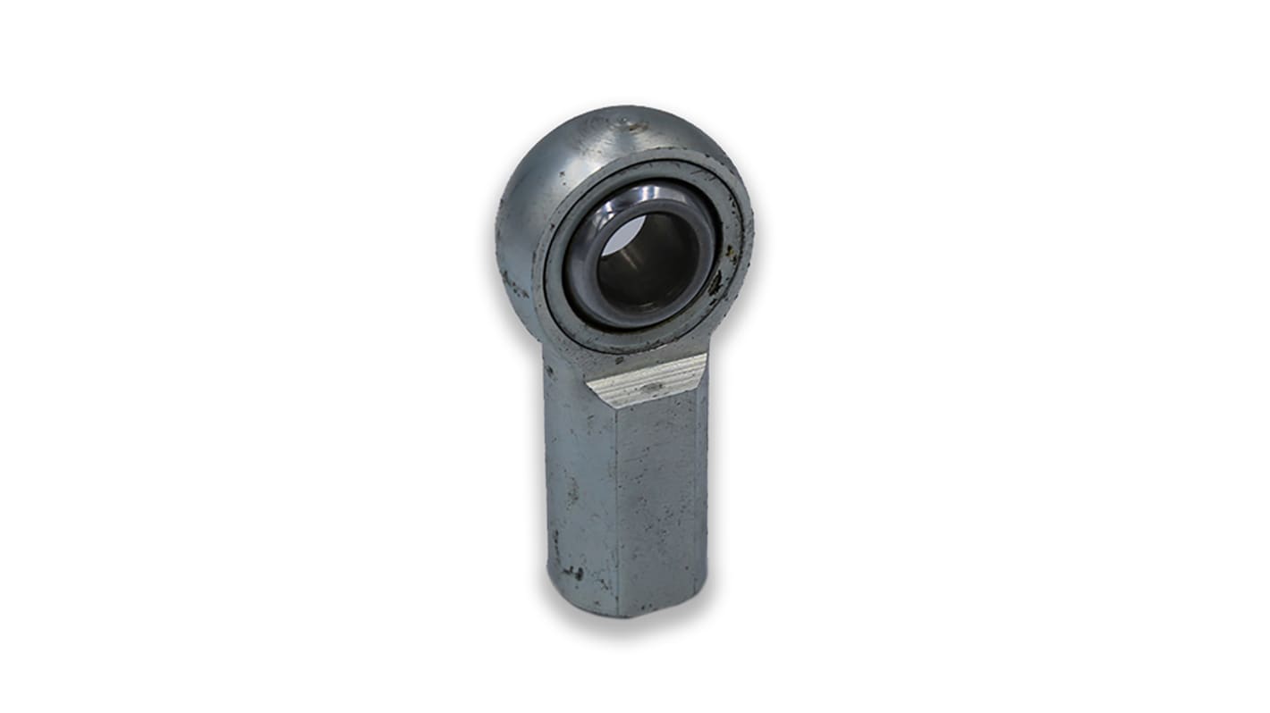 Aurora Bearing Company 5/8-18 Female Alloy Steel Rod End, 0.62in Bore, UNF Thread Standard, Female Connection Gender