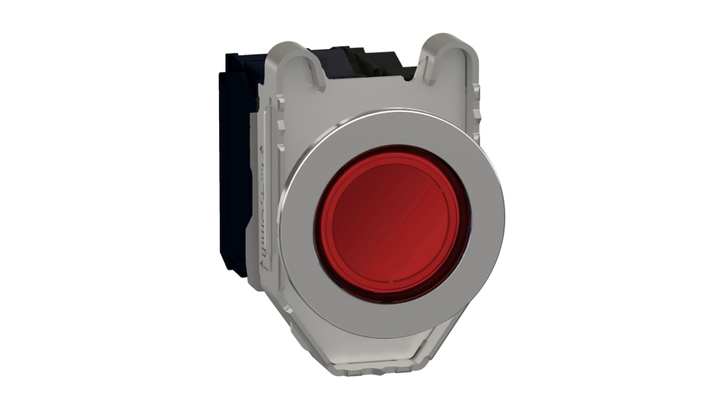 Schneider Electric Harmony Series Illuminated Push Button, Panel Mount, 30mm Cutout, SPDT