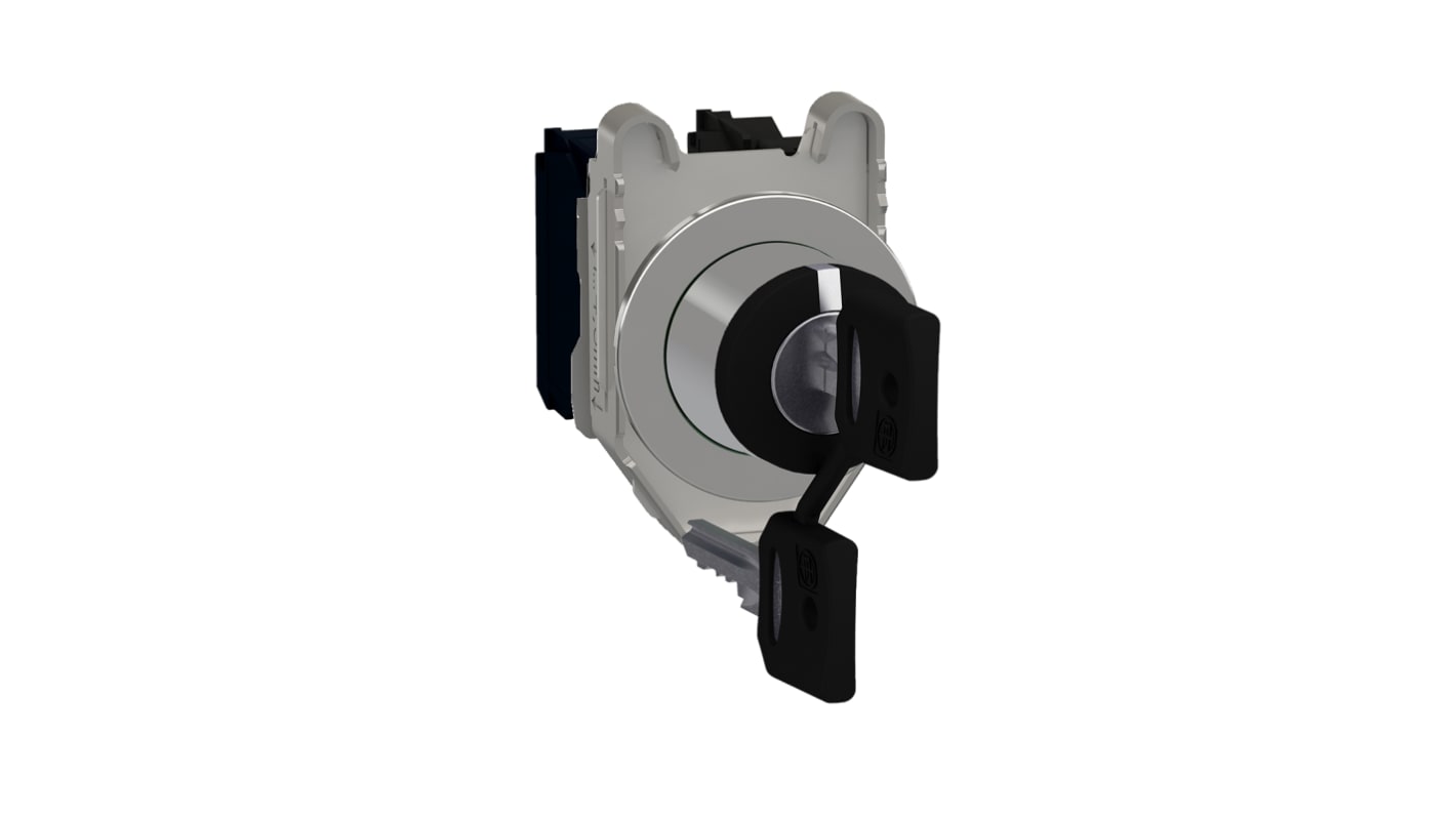 Interruttore a chiave XB4FG33 a 3 posizioni, DPST