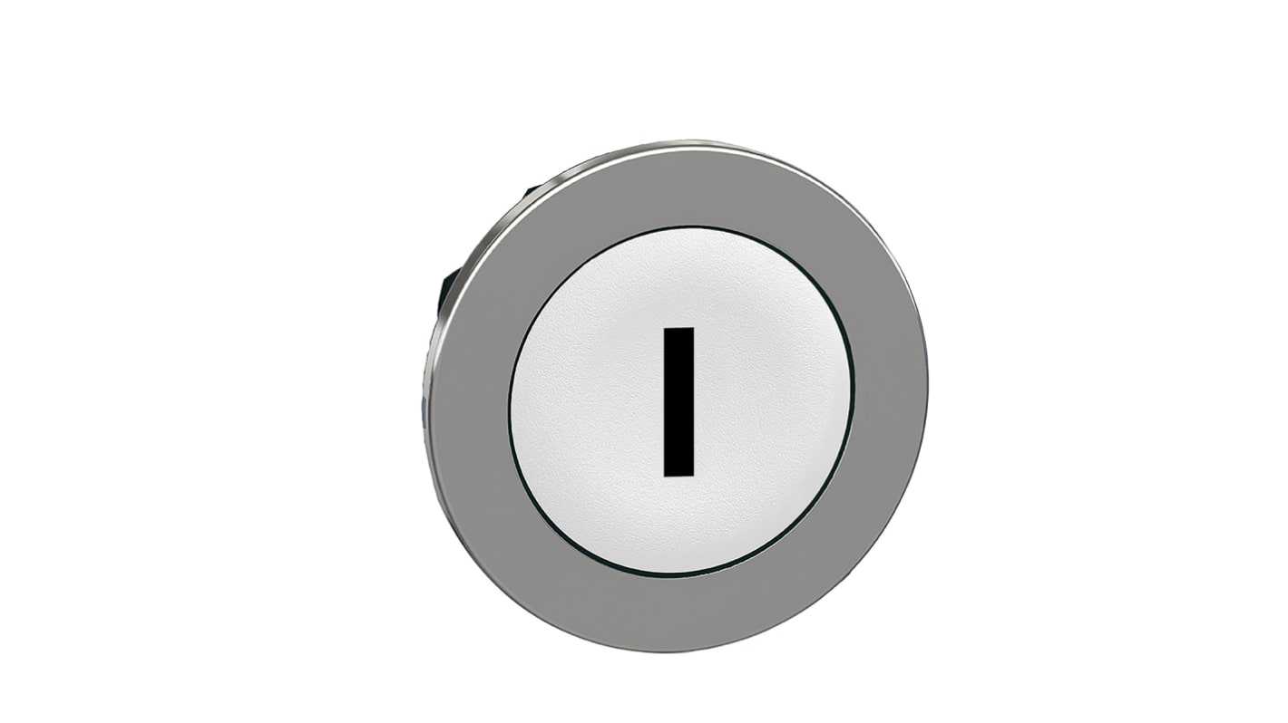 Schneider Electric Harmony Series White Momentary Push Button Head, 30mm Cutout, IP66, IP67, IP69K