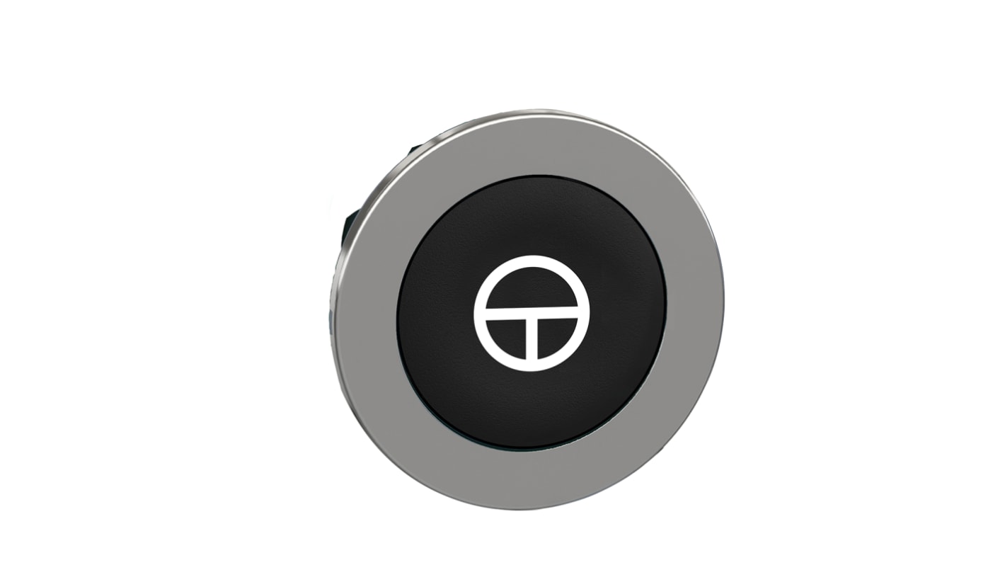 Schneider Electric Harmony Series Black Momentary Push Button Head, 30mm Cutout, IP66, IP67, IP69K