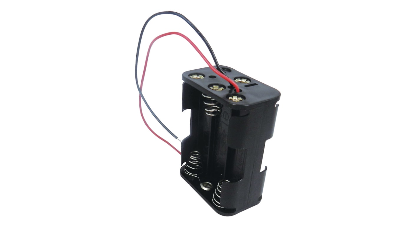 RS PRO AA Battery Holder, Coil Spring Contact