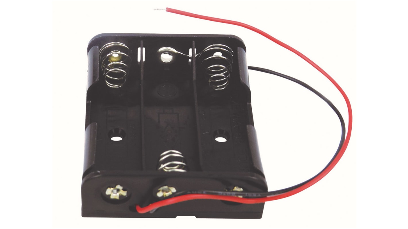 RS PRO AA Battery Holder, Coil Spring Contact