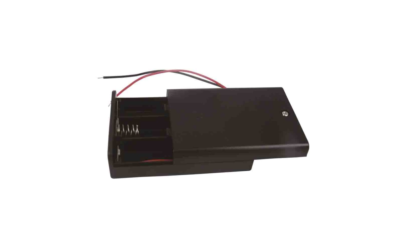 RS PRO AA Batteriholder, terminaltype: Spiralfjeder