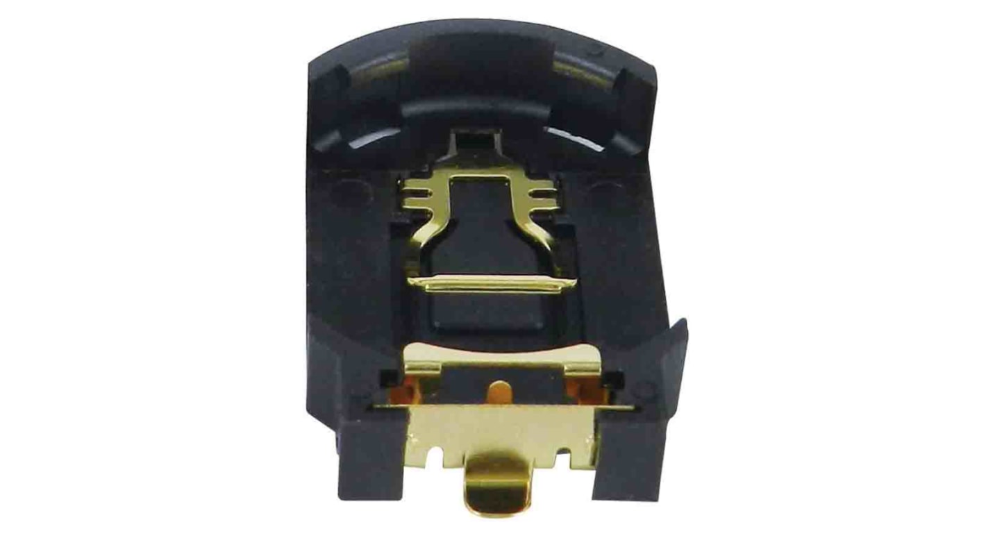 RS PRO CR2032 Battery Holder, PCB Mounted Contact