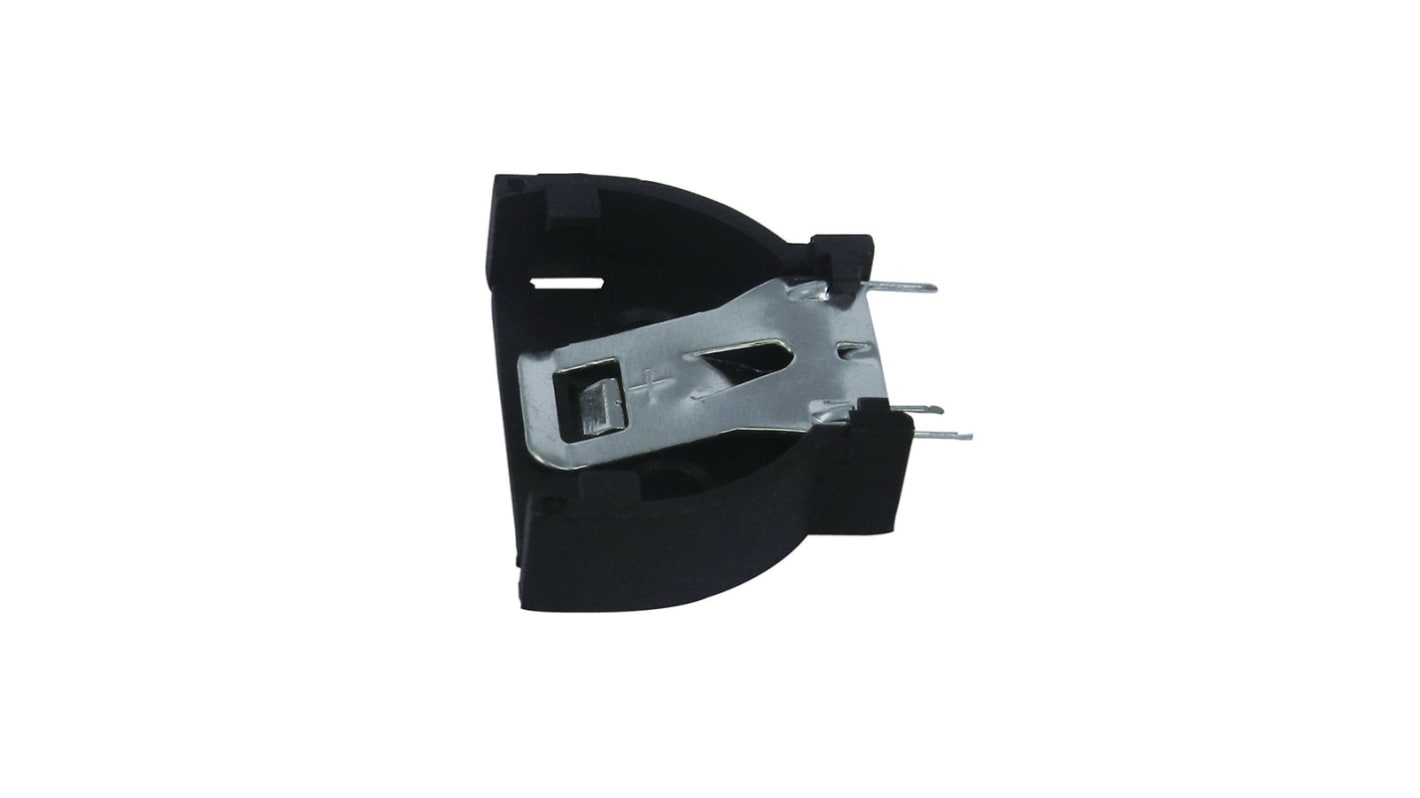 RS PRO CR2032电池座, PCB安装, 1节电池, PCB安装触点, 20.5mm电池直径