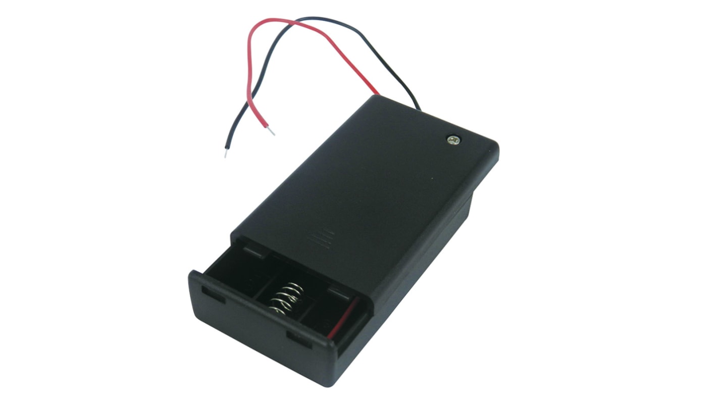 RS PRO AAA Battery Holder, Coil Spring Contact