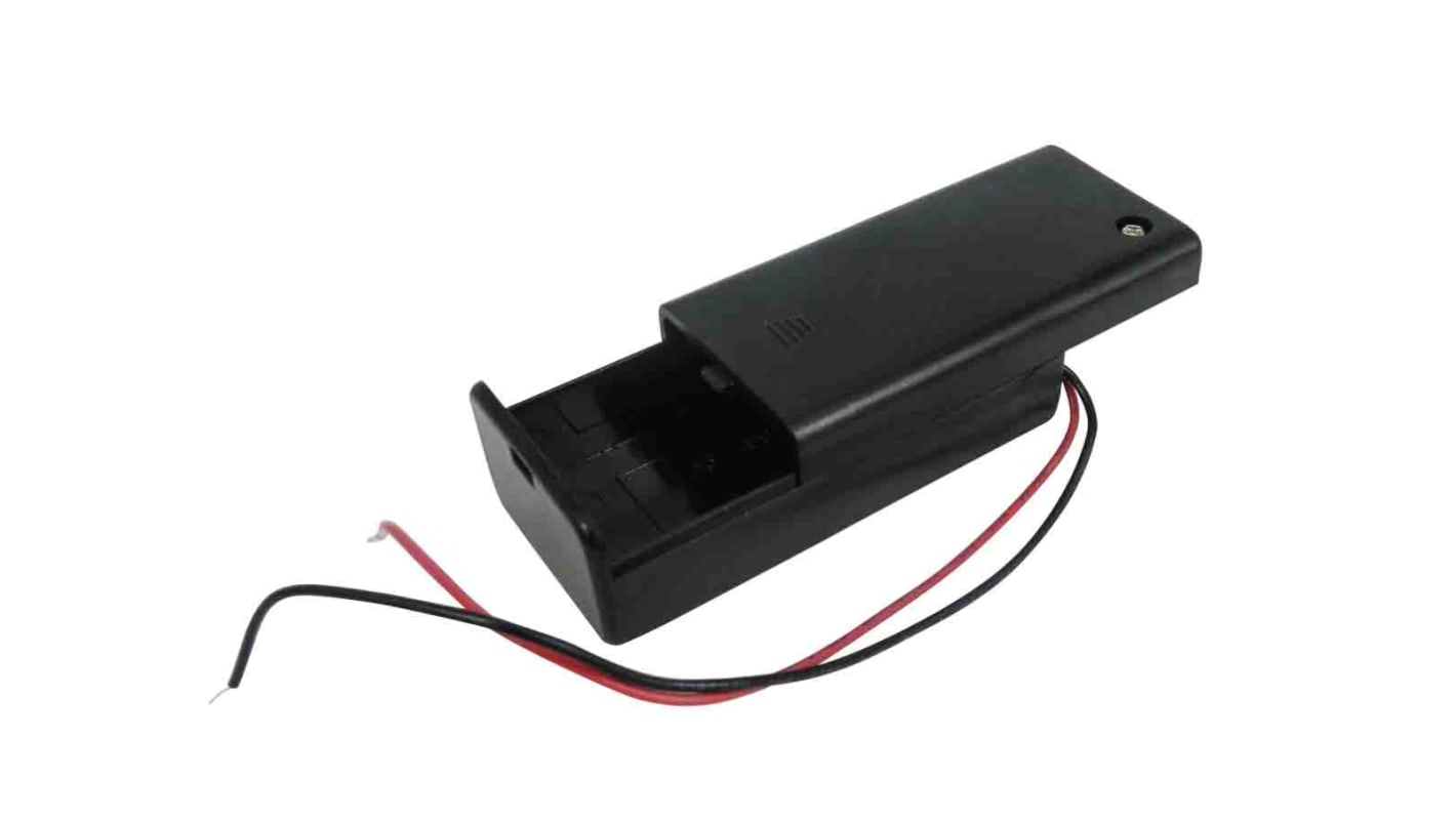 RS PRO 9V PP3 Battery Holder, Coil Spring Contact