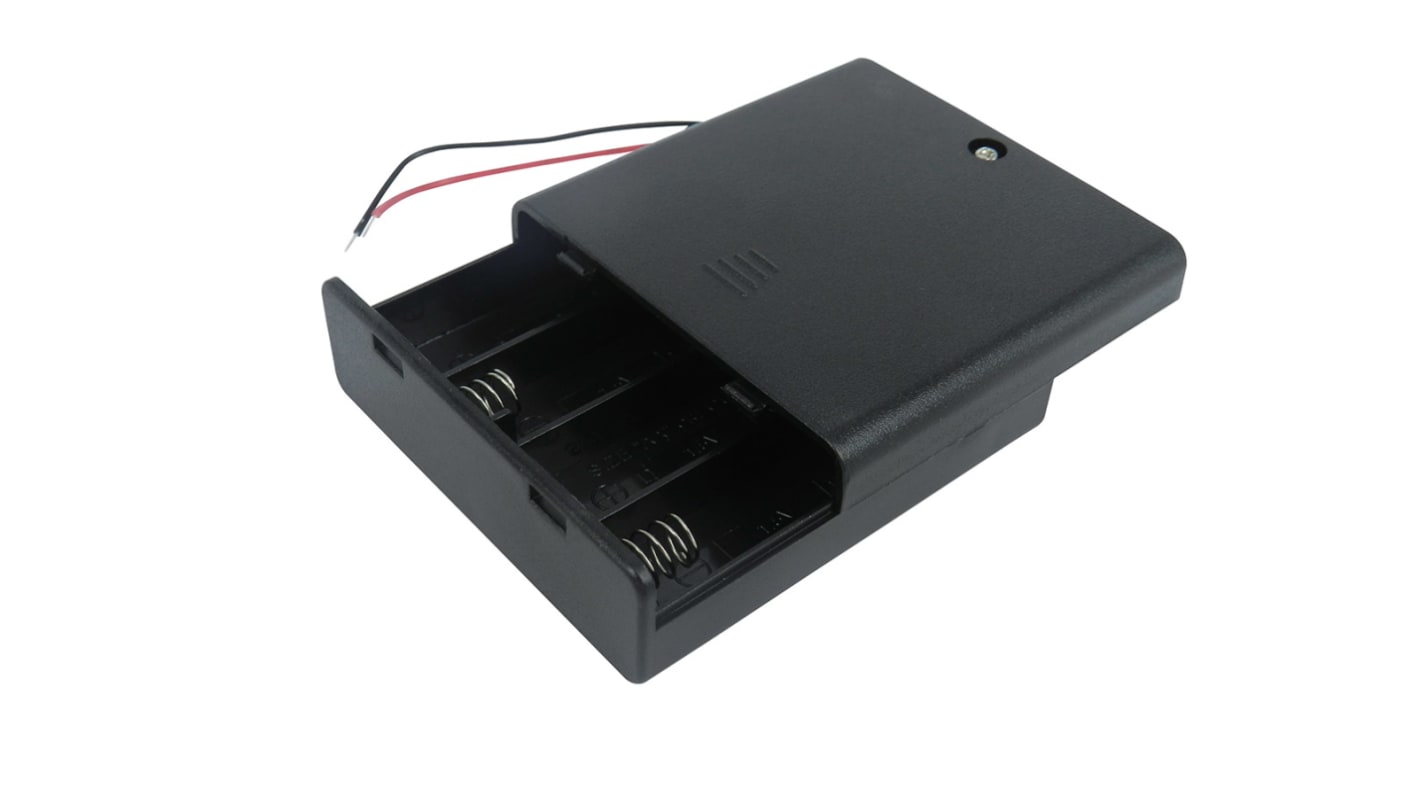 RS PRO AA Battery Holder, Coil Spring Contact