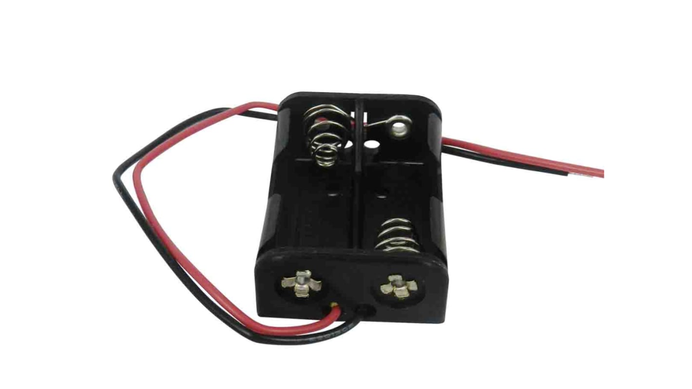 RS PRO N Battery Holder, Coil Spring Contact