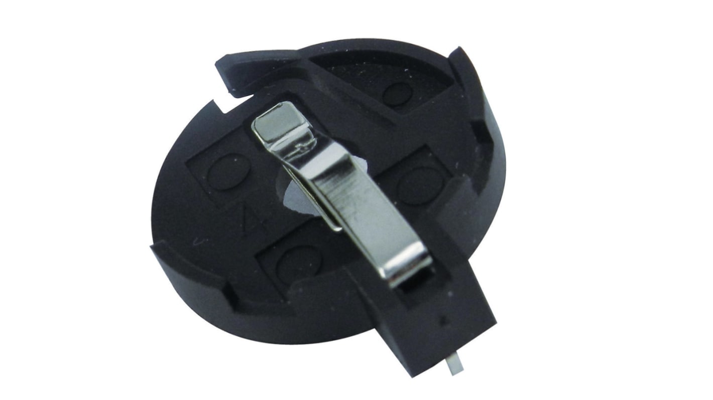 RS PRO CR2032 Battery Holder, PCB Mounted Contact
