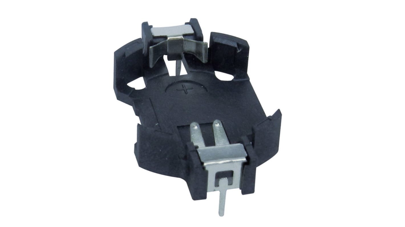 RS PRO CR2032 Battery Holder, PCB Mounted Contact