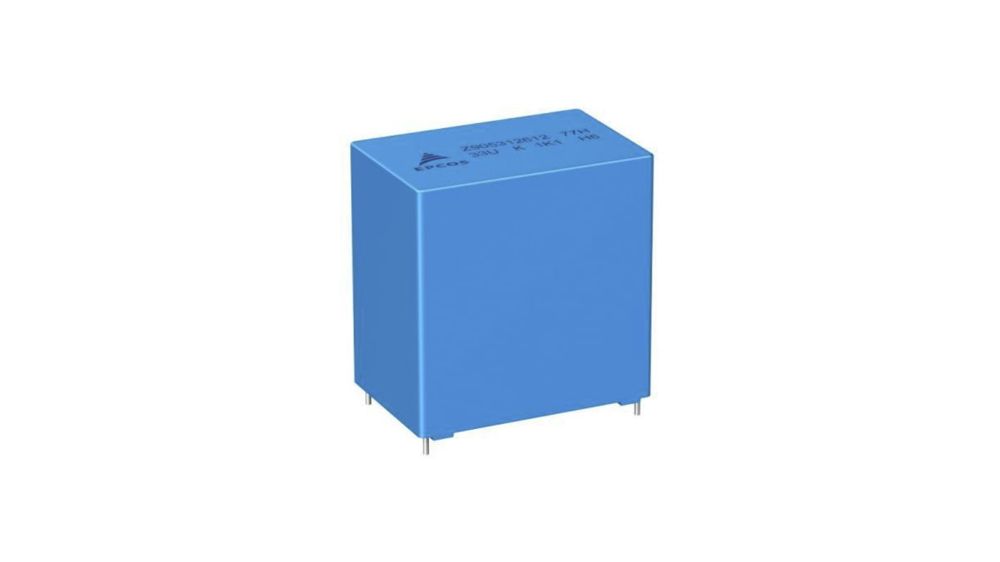 EPCOS B32774H Polypropylene Film Capacitor, 920V dc, ±10%, 2.2μF, Through Hole