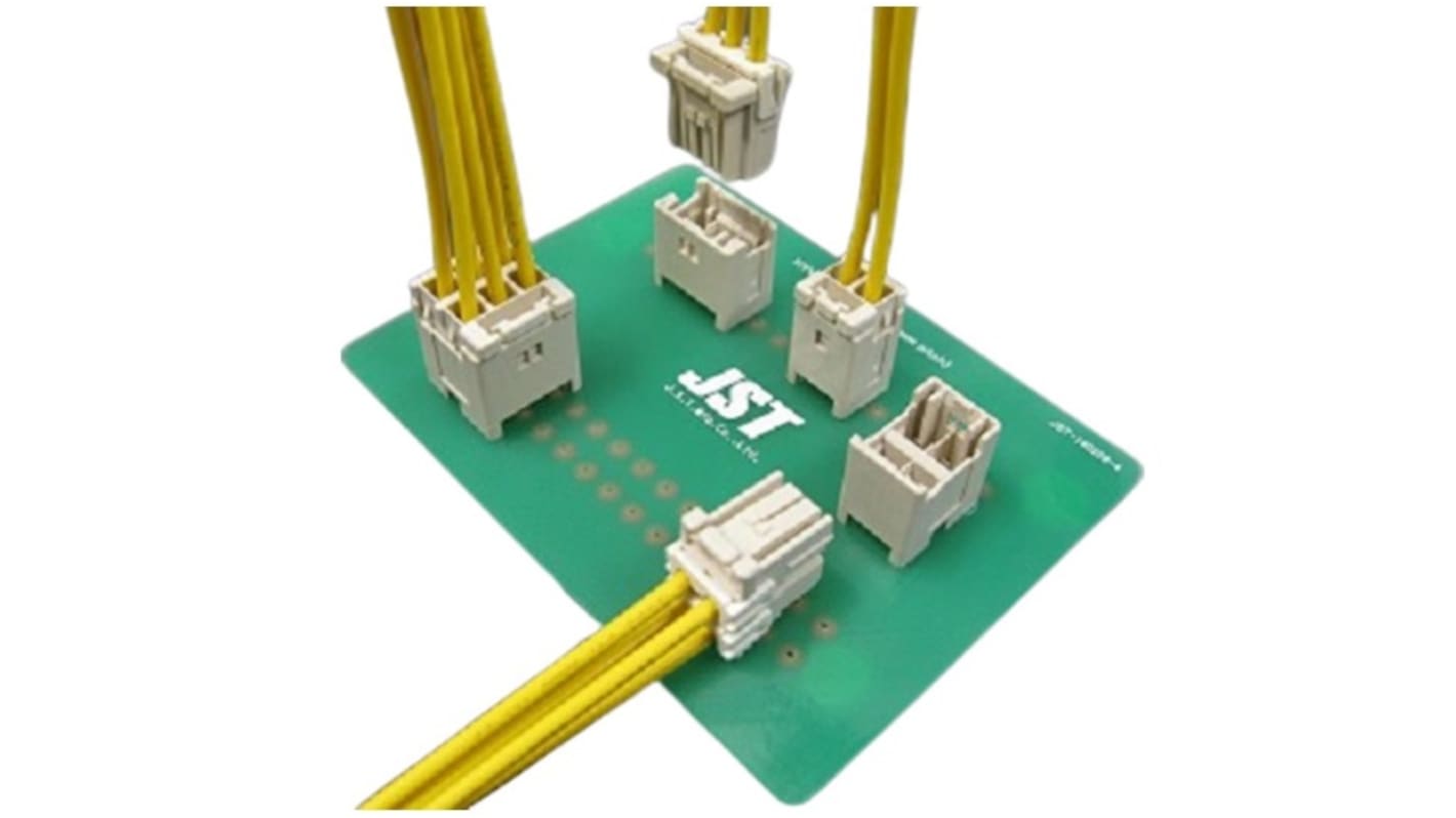 JST HYV Series PCB Header, 6 Contact(s), 5.0mm Pitch, 2 Row(s), Shrouded