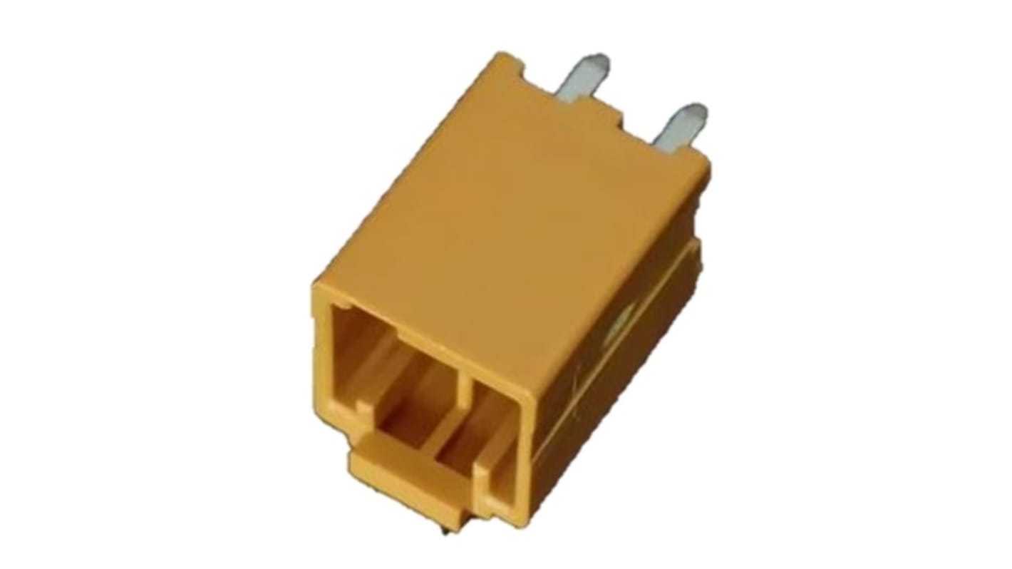 JST PSI Series Top Entry Through Hole PCB Header, 2 Contact(s), 4.0mm Pitch, 1 Row(s), Shrouded