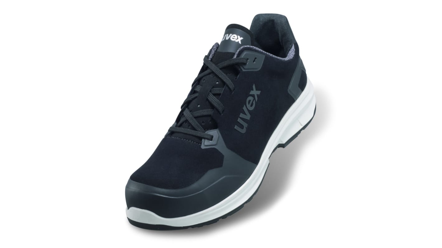 uvex Uvex 1 sport Unisex Black, White Composite  Toe Capped Safety Trainers, EU 37