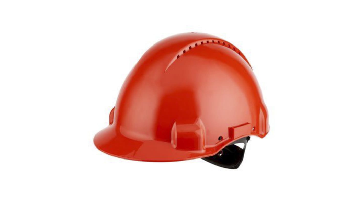 3M Peltor Uvicator G3000 Red Hard Hats , Ventilated