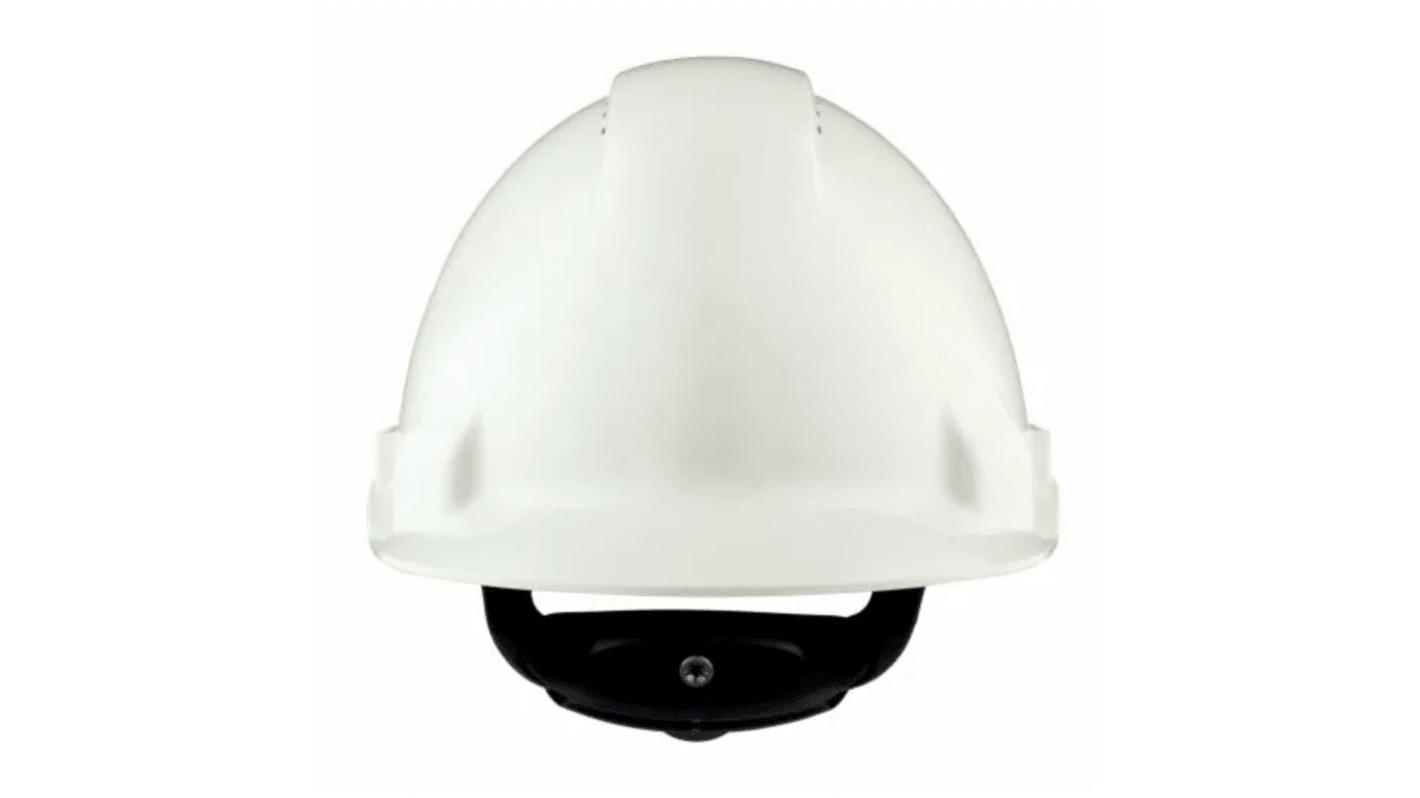 3M Peltor Uvicator G3000 White Safety Helmet , Adjustable, Ventilated