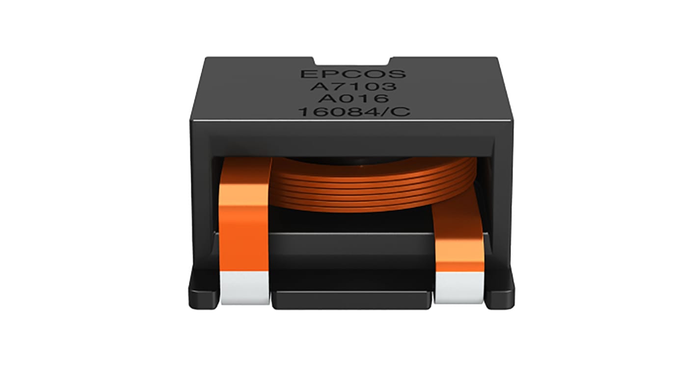 EPCOS, B82559_A016, SMD Shielded Wire-wound SMD Inductor with a Ferrite Core, 10 μH ±10% Shielded 12.2A Idc