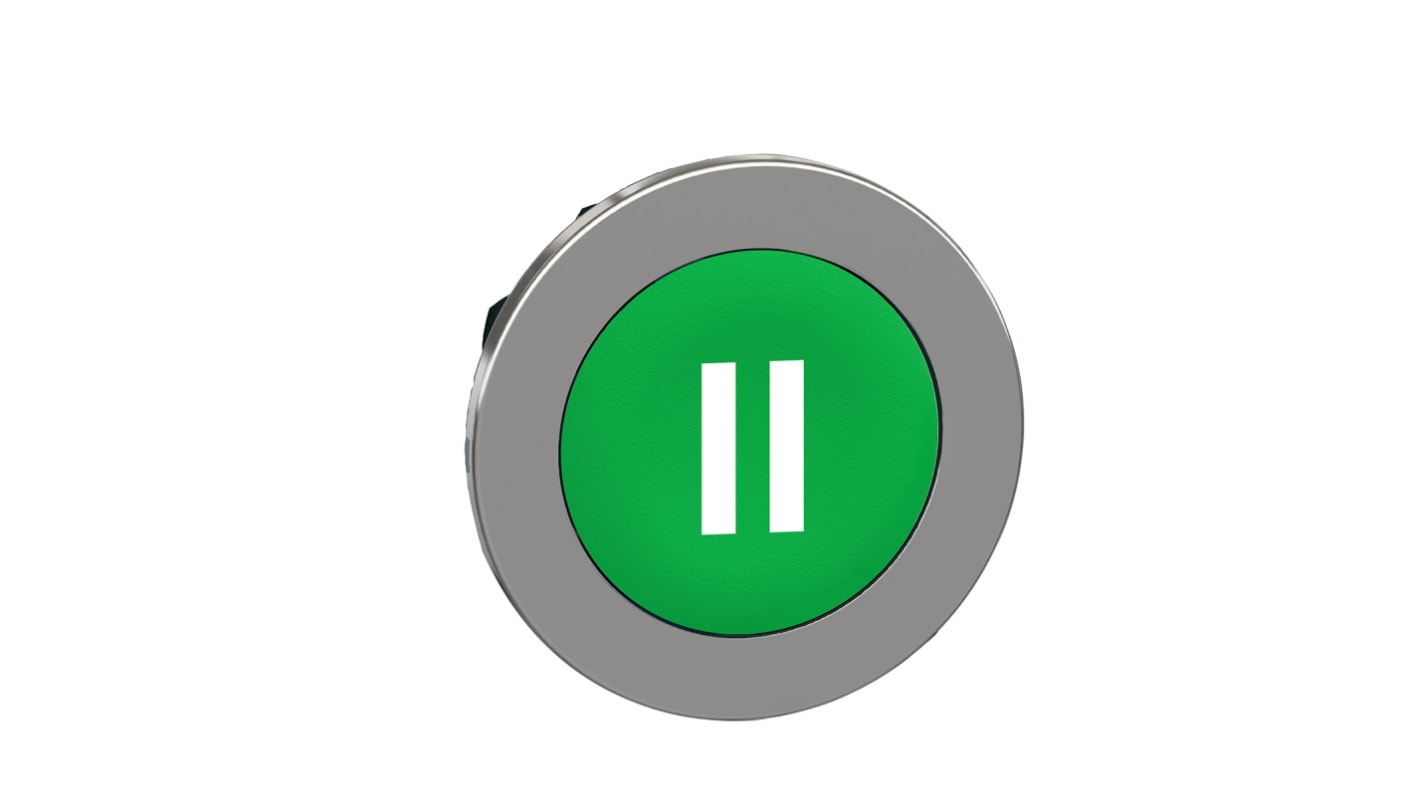 Schneider Electric Harmony Series Green Momentary Push Button Head, 30mm Cutout, IP66, IP67, IP69K