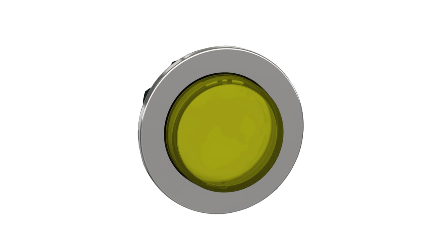 Schneider Electric Harmony Series Yellow Push Button Head, 30mm Cutout, IP66, IP67, IP69K