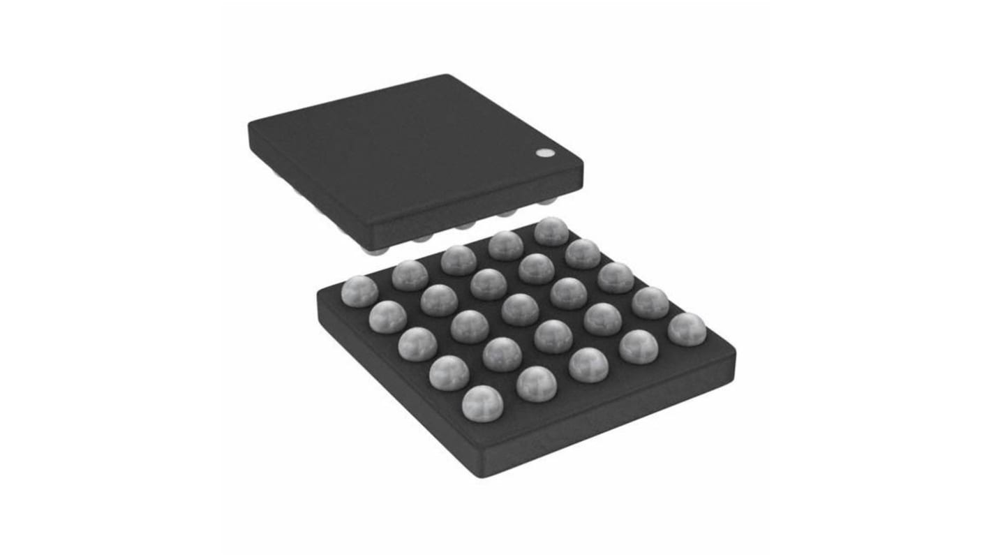 onsemi USB 控制器芯片, 支持USB 2.0, 1个收发器, 25针, 贴片安装, WLCSP, 2.27 x 2.31 x 0.39mm