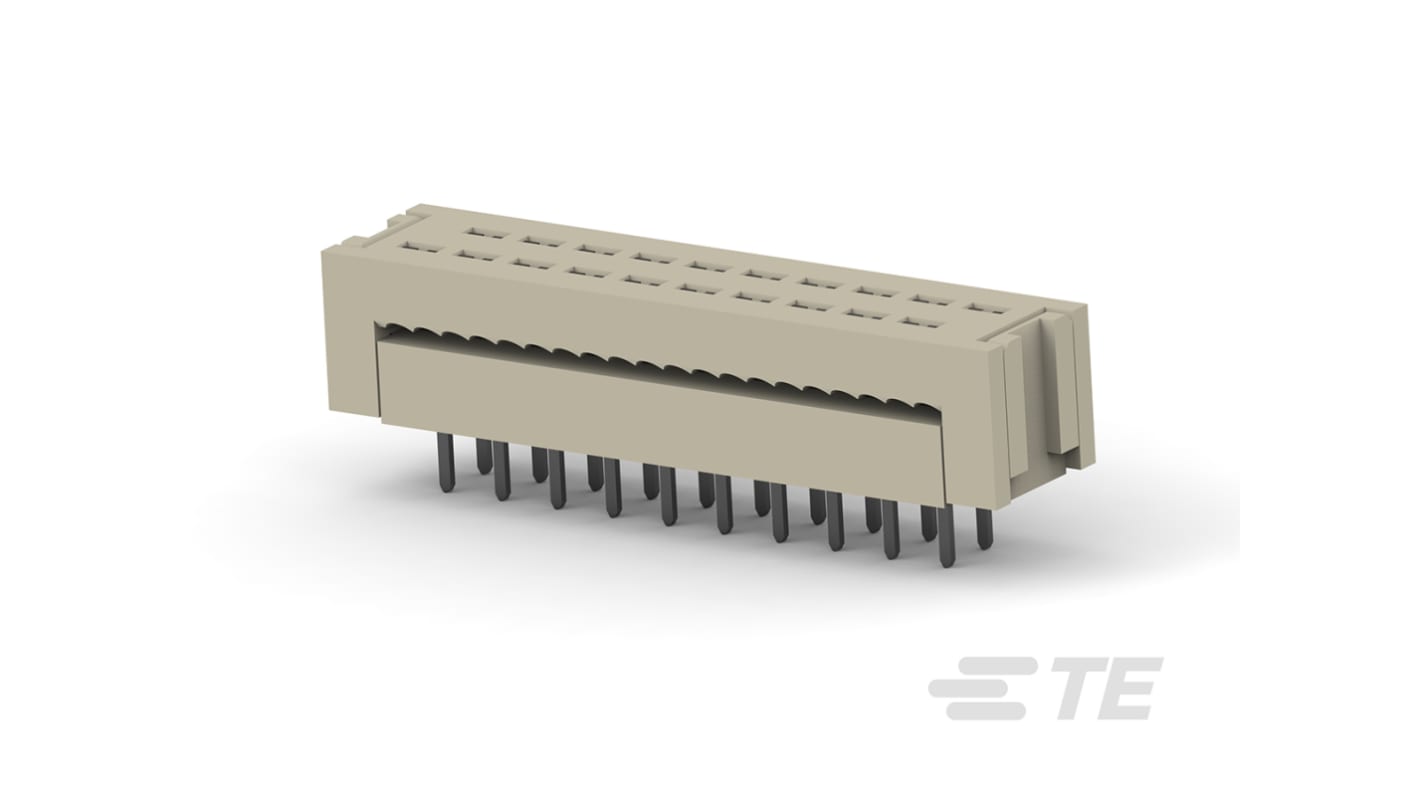 TE Connectivity DIP20插针 DIL插针, 2.54mm节距, THT安装, 镀锡触芯