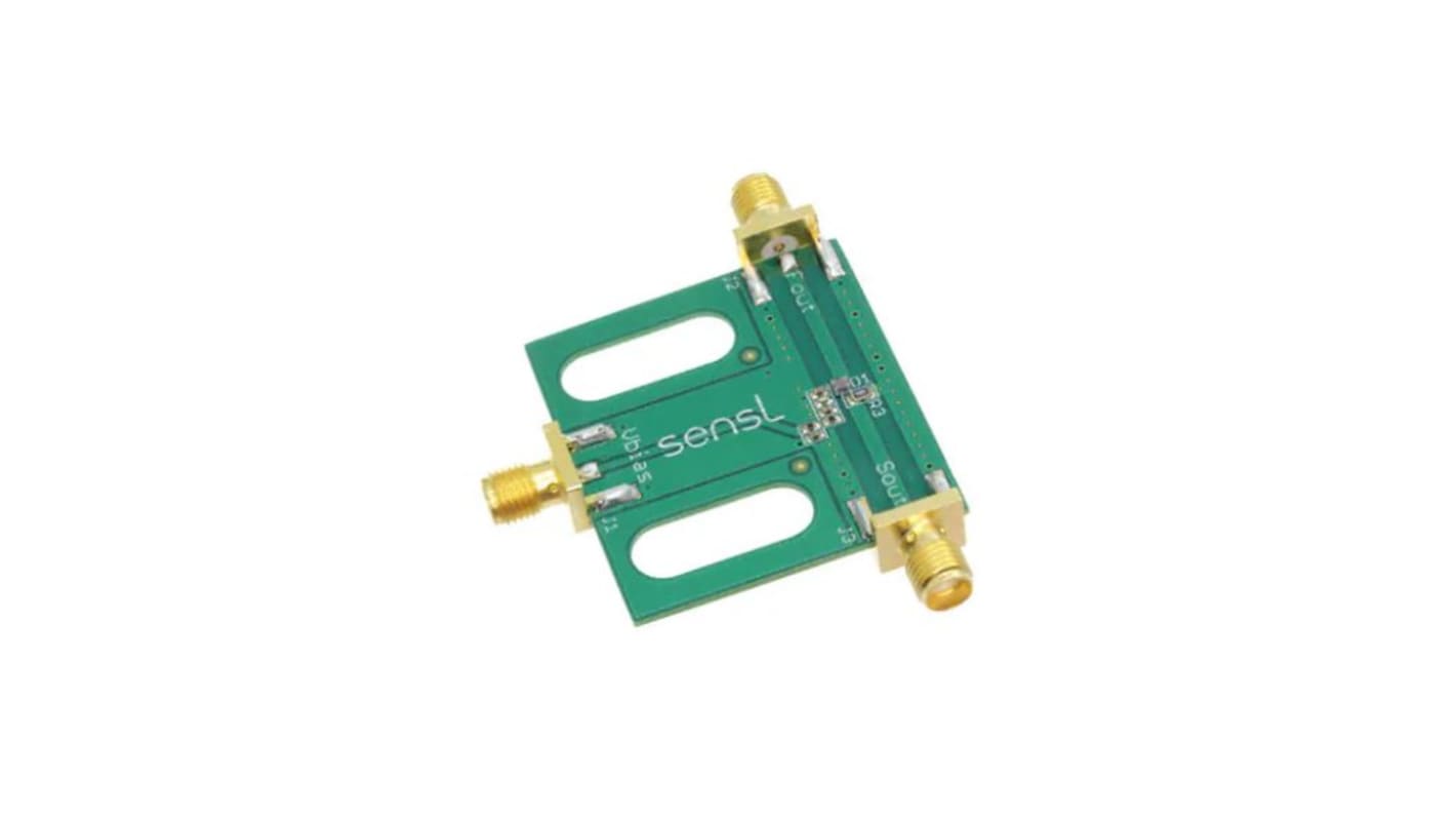 onsemi MicroFC-30020-SMT Mounted onto a PCB with Three SMA Connectors Evaluation Board MICROFC-30020-SMT-TR,