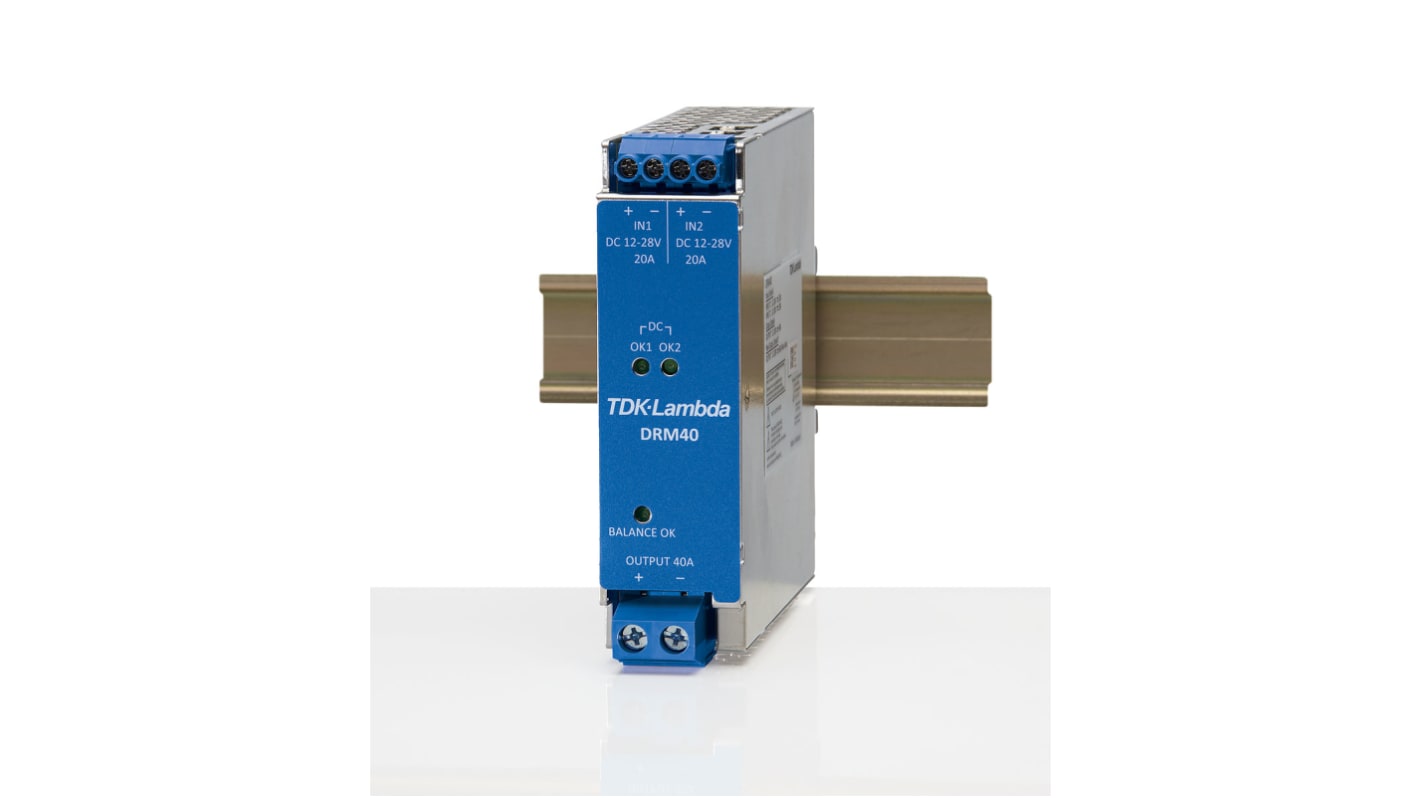 TDK-Lambda DIN Rail Mount Transformer, for use with EMC Filter, EMI Filter, DRM40 Series