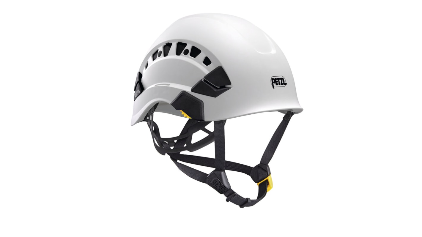 A010CA00 Petzl VERTEX VENT White Safety Helmet with Chin Strap Adjustable Ventilated RS