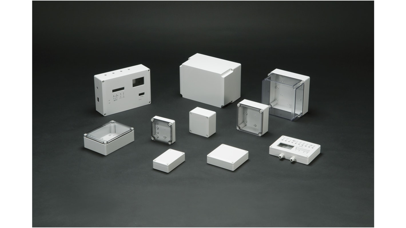 Takachi Electric Industrial SPCP Series Enclosure, 75 x 125 x 125mm
