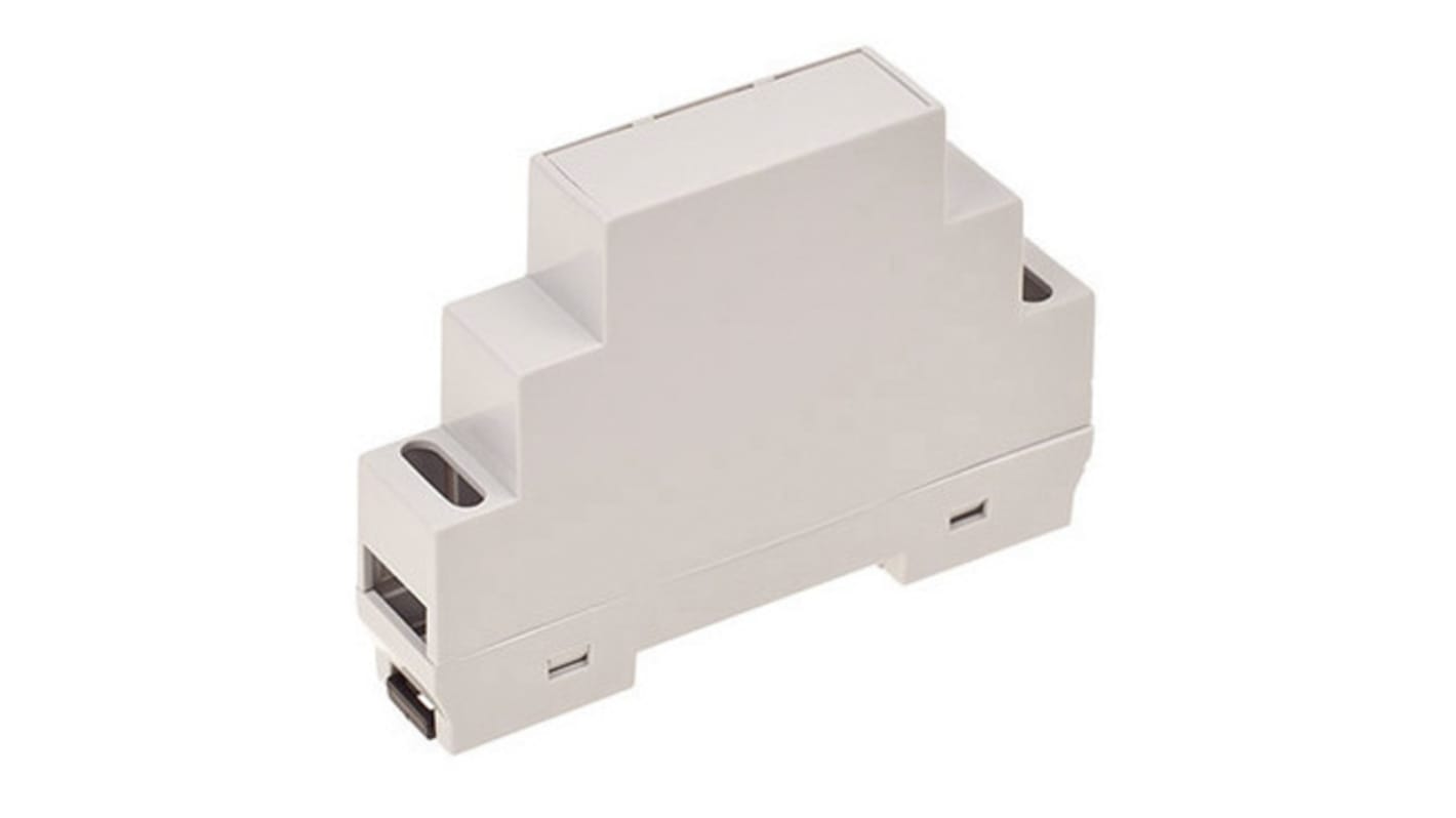 RS PRO Modular Enclosure Enclosure Type, 17.5 x 90.0 x 64.9mm, ABS DIN Rail Enclosure