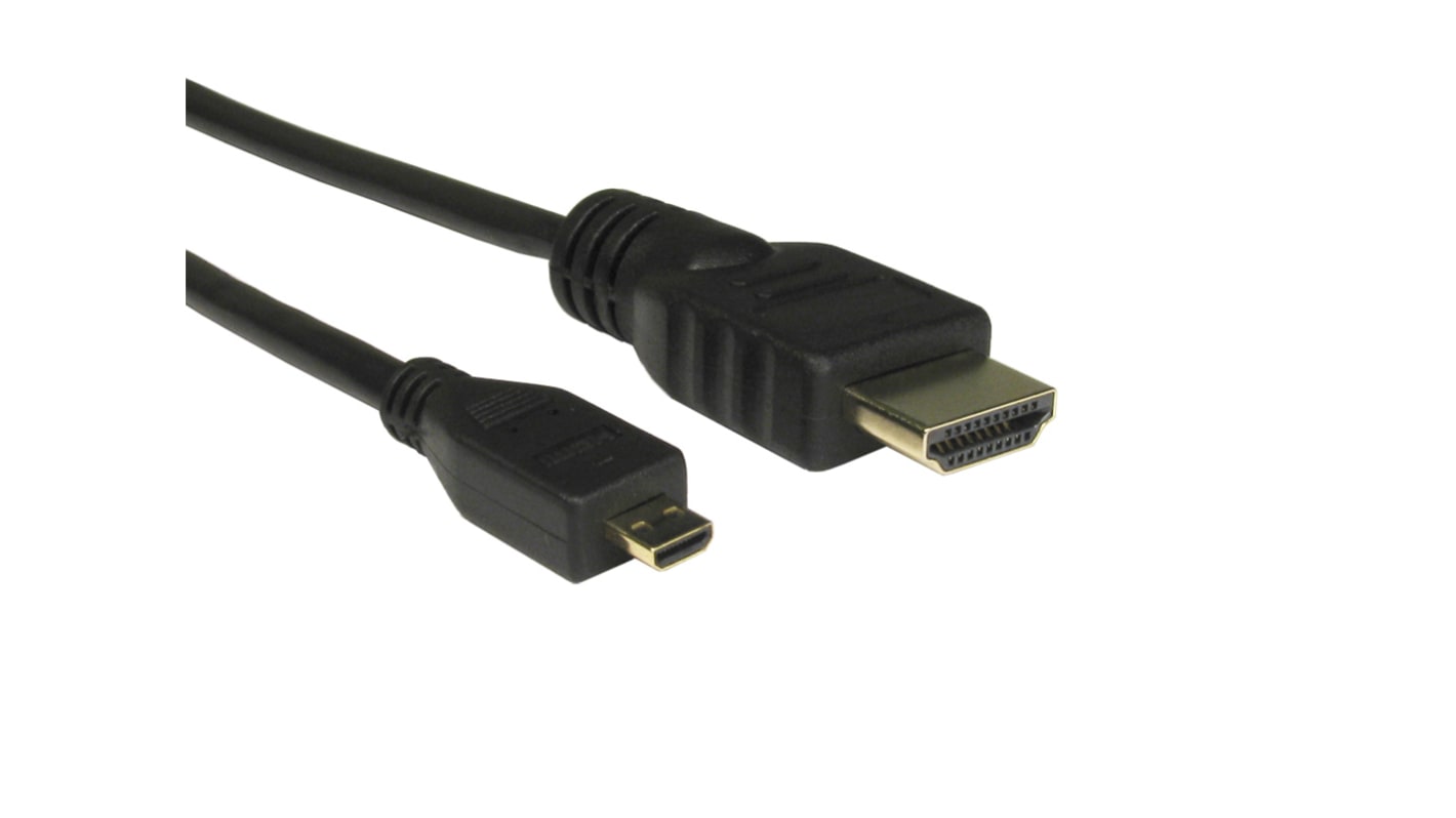 RS PRO High Speed, 5m Male HDMI to Male Micro HDMI 4K