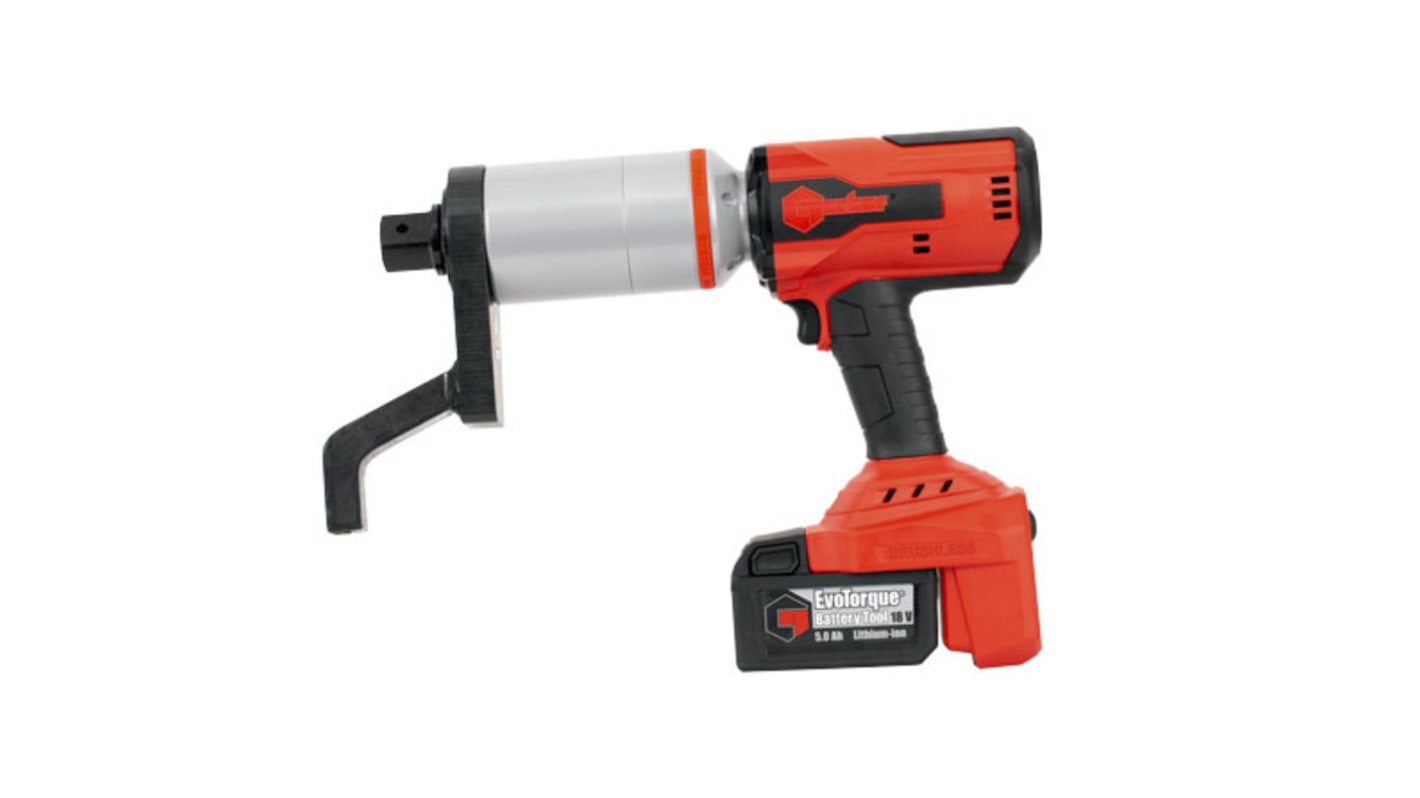 Norbar Torque Tools EBT-72-2700 Auto 2 Speed Cordless Torque Wrench, 400Nm- 2700Nm, 1 in Drive, 2 Type G - British 3-pin