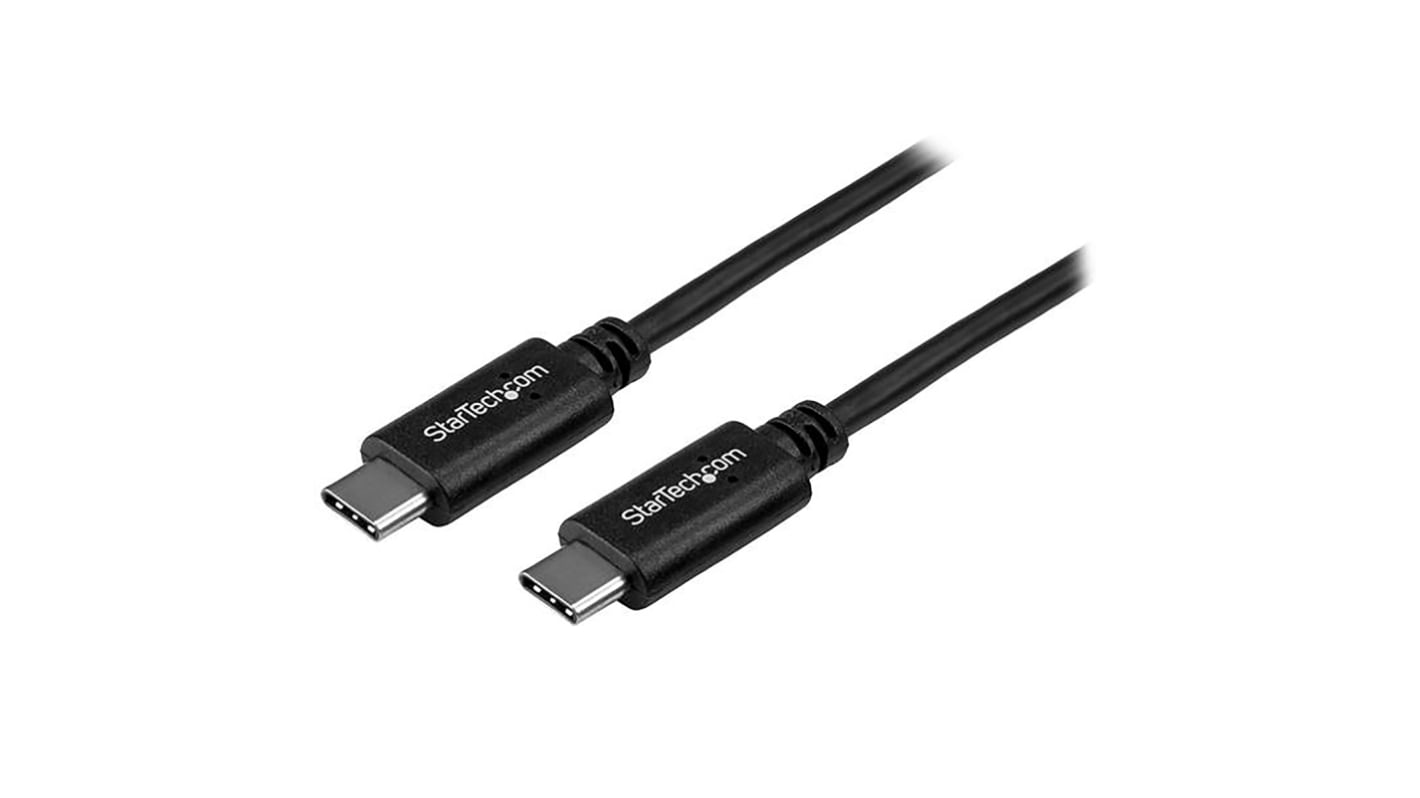 StarTech.com USB-kabel, Sort, USB C til USB C, 1m
