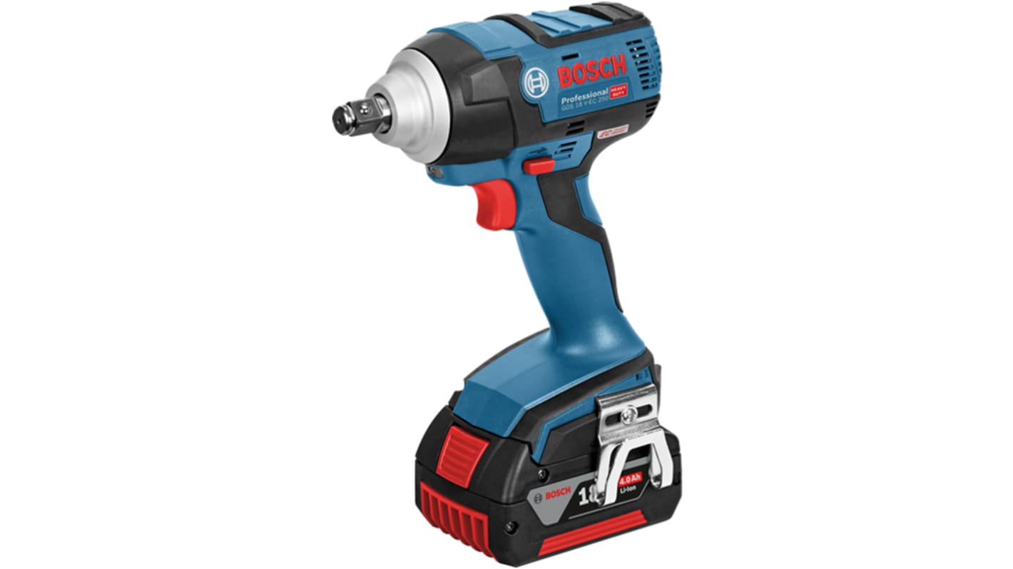 Bosch 1/2 in 18V, 5Ah Cordless Impact Wrench, UK Plug