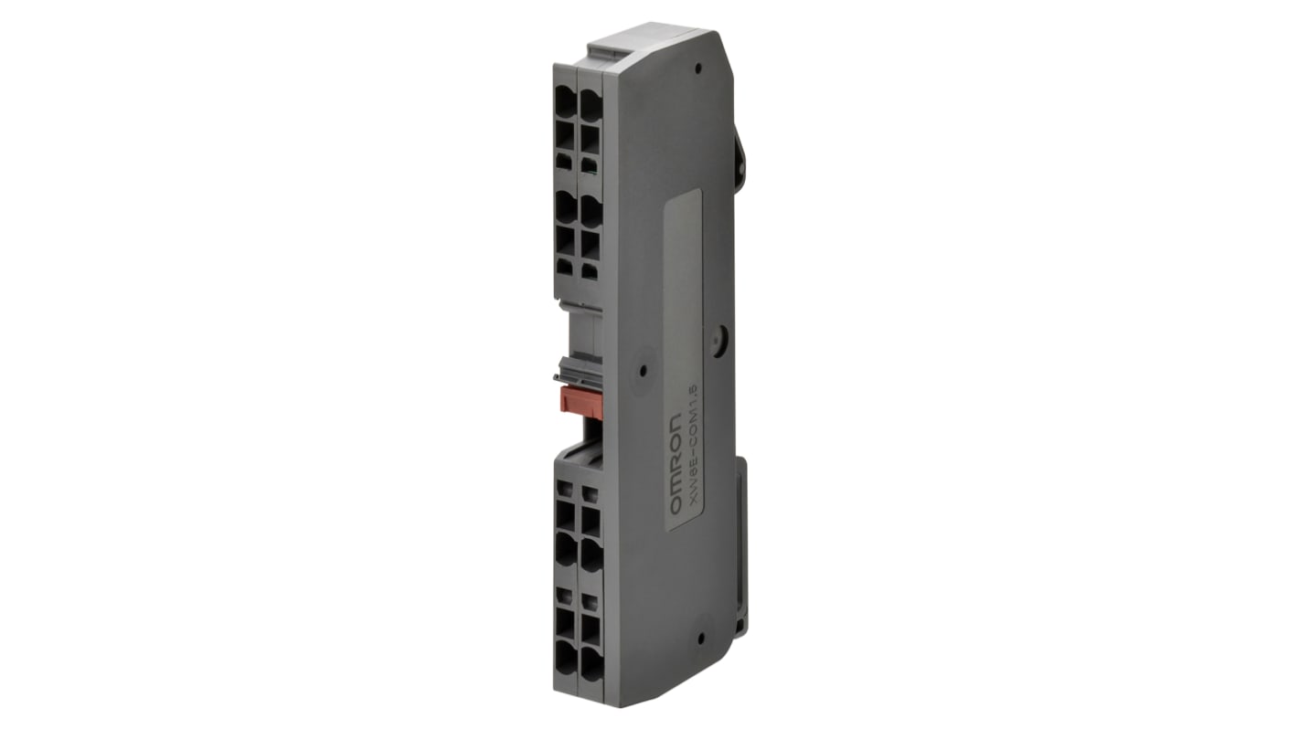 Omron XW6T Series Blue DIN Rail Terminal Block, 0.08 → 1.5mm², Screw Termination