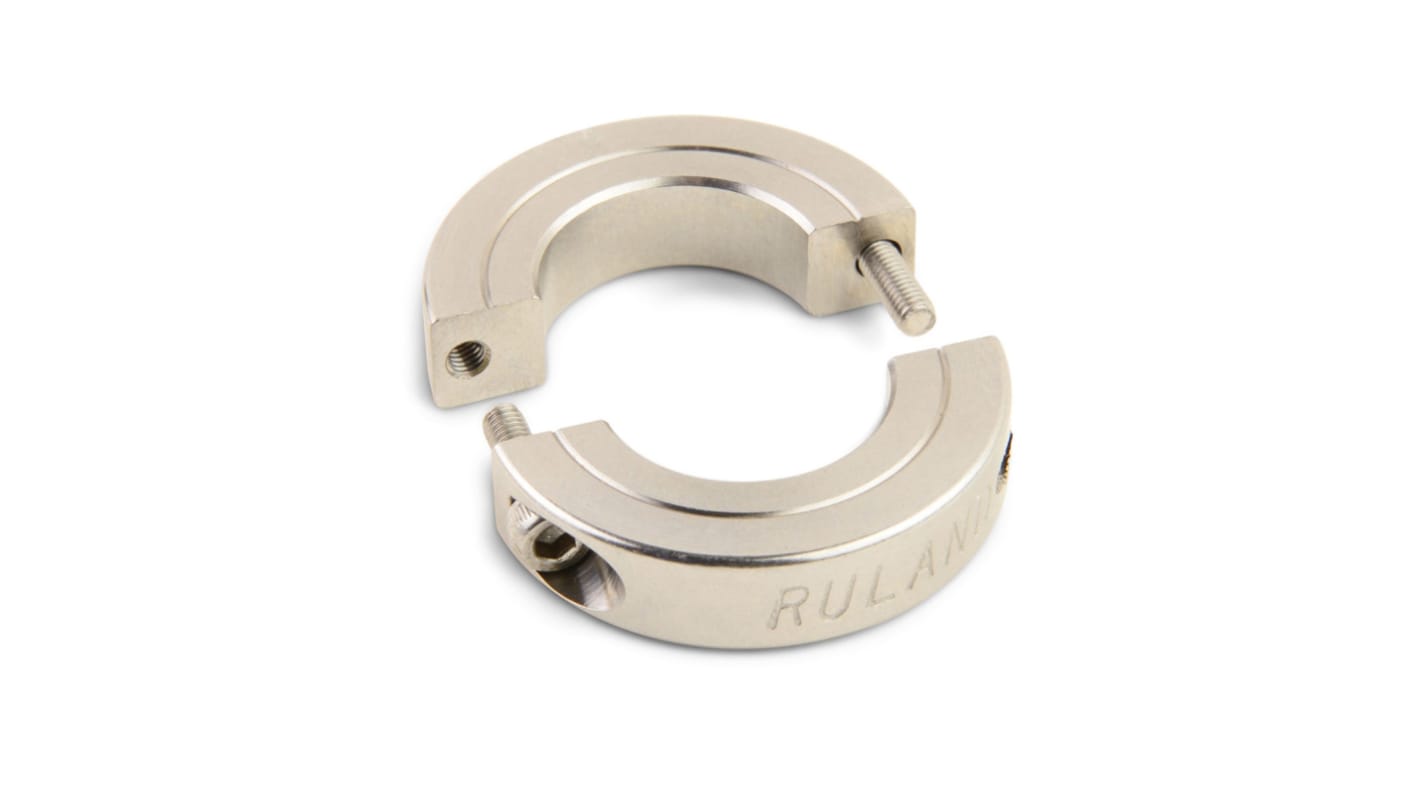 Ruland 轴环, 5mm轴径, 20mm外径, 5.5mm宽, 两件, 夹紧螺丝固定